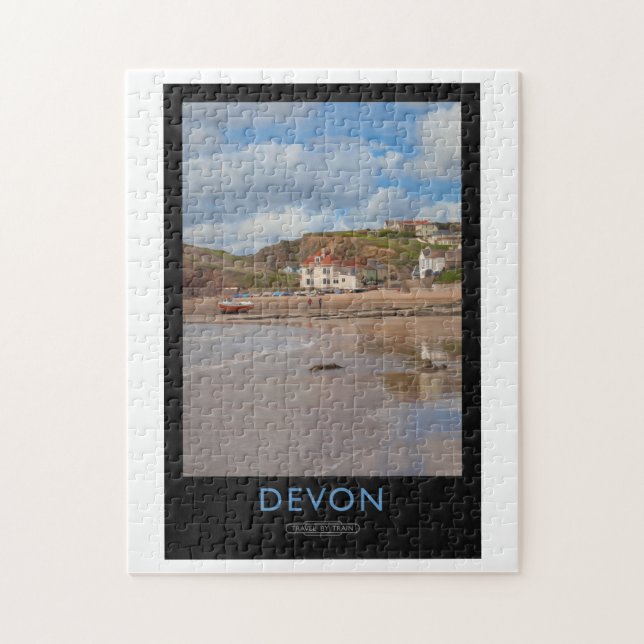 Puzzle Devon Railway Poster (Vertical)