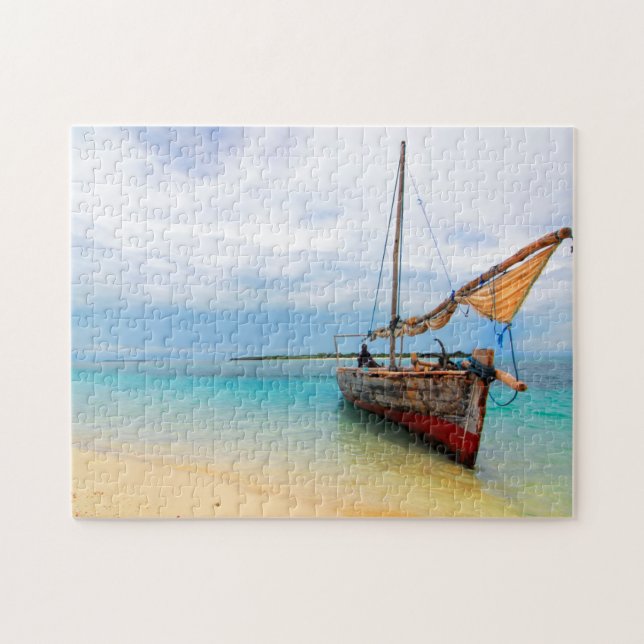 Puzzle Dhow tradicional, Zanzíbar, Tanzania (Horizontal)
