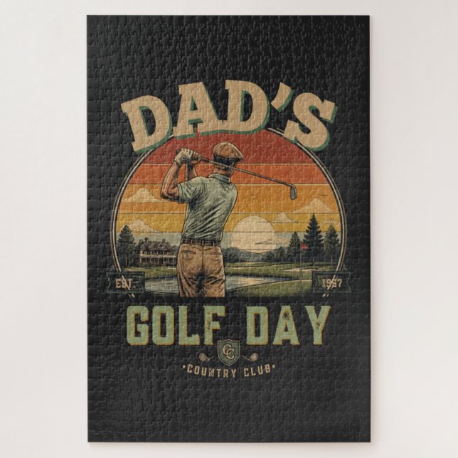 Puzzle Día de Golf de Papá (Vertical)