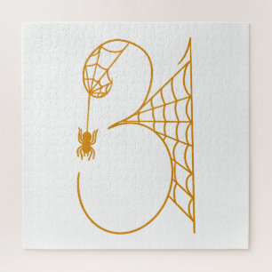 Puzzle Día de Halloween 31 Telarañas