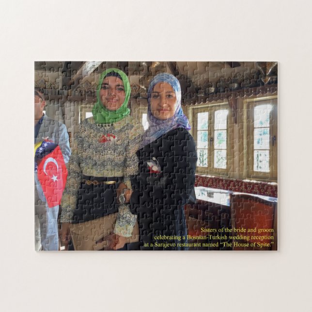 Puzzle Día de la boda en Sarajevo Bosnia (Horizontal)