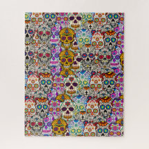 Día de la Calavera del Azúcar en Collage de Hallow