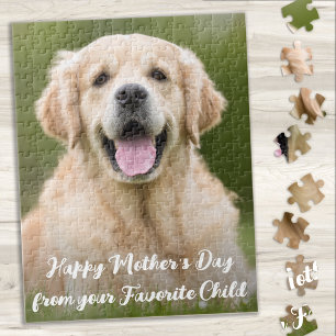 Puzzle Día de la Madre lindo Mascota infantil favorito fo