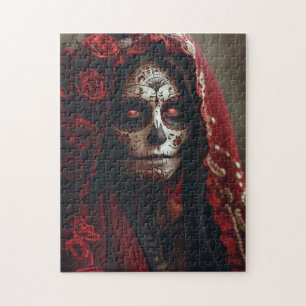 Puzzle Día de la mujer muerta en traje