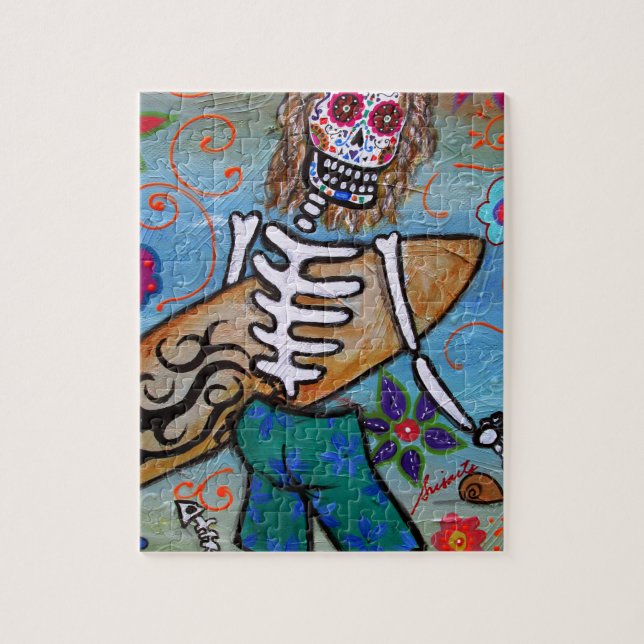 Puzzle Día de la persona que practica surf muerta (Vertical)