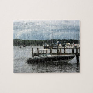 Puzzle Día de la tormenta en el puerto Essex CT