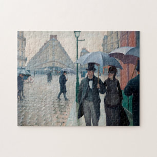Puzzle Día de lluvias en la calle de París por Gustave Ca