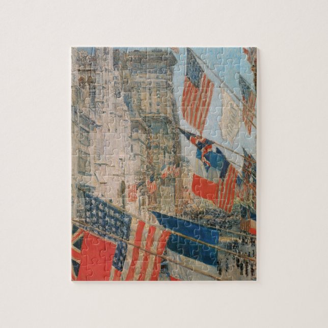 Puzzle Día de los Aliados, mayo de 1917 por Childe Hassam (Vertical)