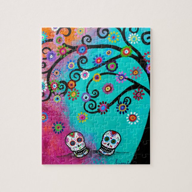 Puzzle Dia de los Muertos Couple (Vertical)