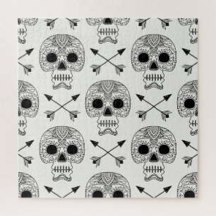 Puzzle Día de los Muertos Cráneo Mexicano