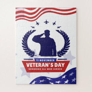 Puzzle Día de los Veteranos - Honrando a todos los que si