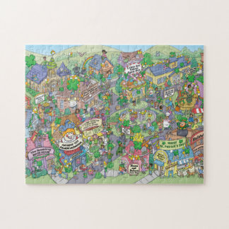 Puzzle Día de San Patricio en Happy Hullabaloo Hollows
