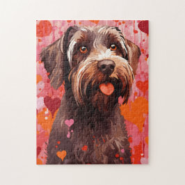 Puzzle Día de San Valentín de Griffon con hilo dental