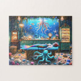 Puzzle Día de Spa de Sirena Retiro Marino Regalo de Relaj