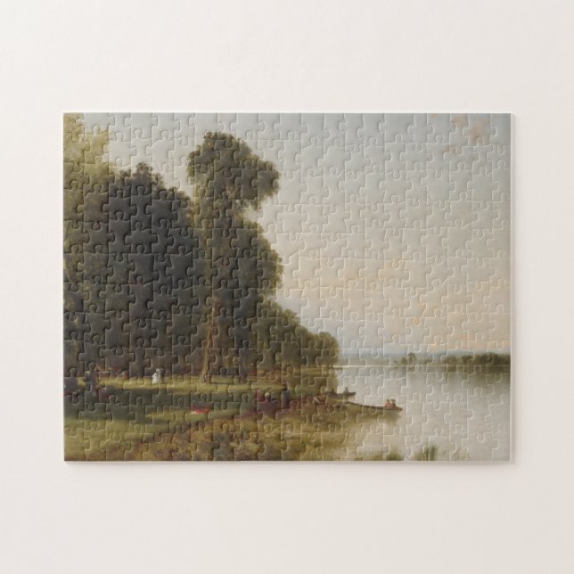 Puzzle Día de verano en el lago Conesus (Horizontal)