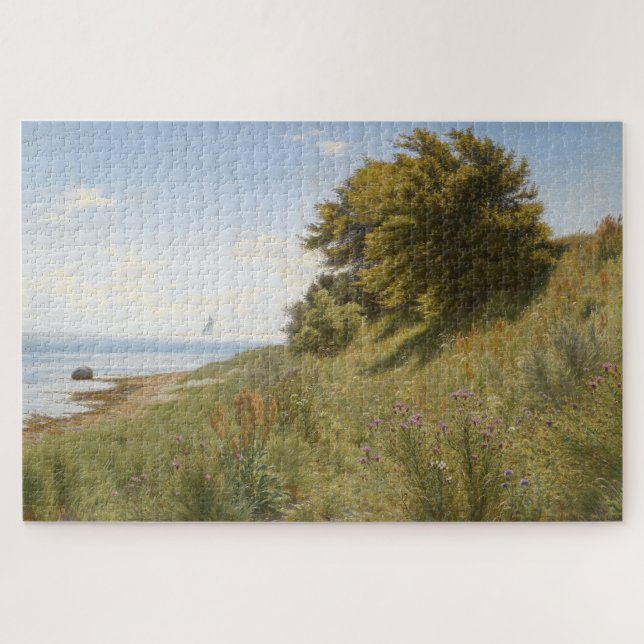 Puzzle Día de verano junto al mar (por Ludvig Kabell) (Horizontal)