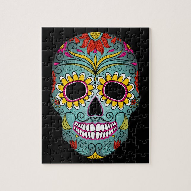 Puzzle Día del Calavero Azúcar Muerto (Vertical)