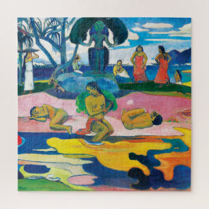 Puzzle Día del Dios de Paul Gauguin (Mahana no atua) Arte