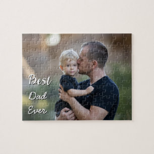 Puzzle Día del Padre Foto Personalizada Papá del Año