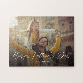 Puzzle Día del Padre Foto Regalo Personalizado Papá Famil