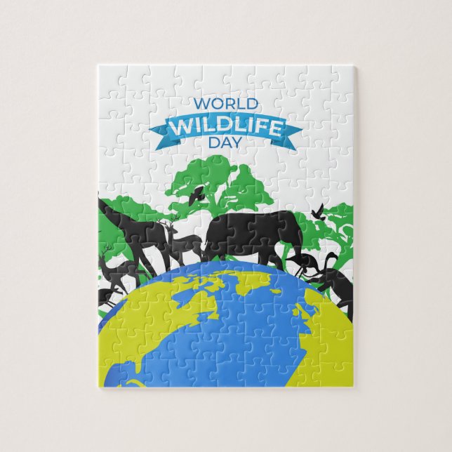 Puzzle Día Mundial de la Vida Silvestre (Vertical)