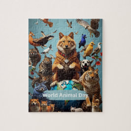 Puzzle Día Mundial de los Animales