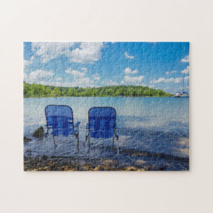Puzzle Día Perfecto En El Lago