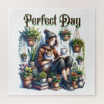 Día perfecto | Lectura Chica con gatos y plantas