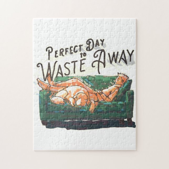 Puzzle Día perfecto para desperdiciar (Vertical)