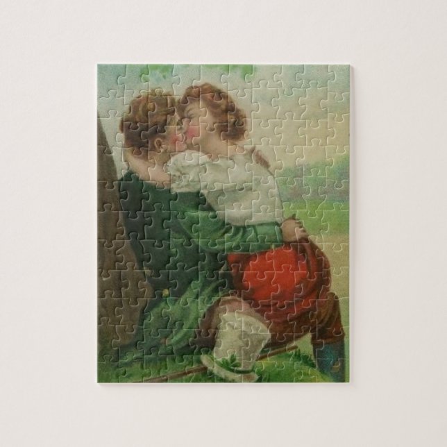 Puzzle Día romántico de Irlanda St Patrick irlandés del (Vertical)