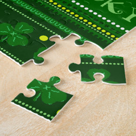 Puzzle Día verde del St. Patricks del trébol el |