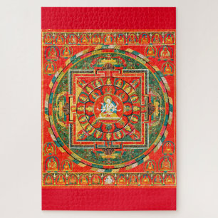 Puzzle Diagrama cósmico de Mandala para meditación