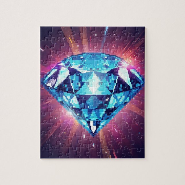Puzzle Diamante Brillante Pixelado (Vertical)