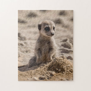 Puzzle "Días soleados: La aventura del bebé Meerkat en la