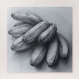 Puzzle Dibujo a lápiz de plátano impresionante