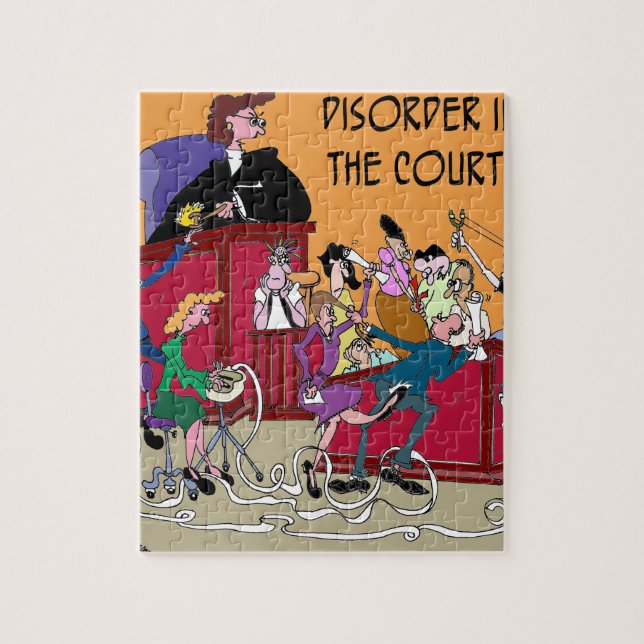 Puzzle Dibujo animado 6553 de la ley (Vertical)