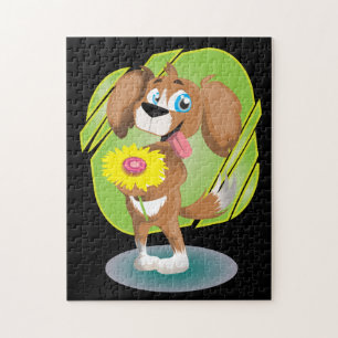 Puzzle Dibujo animado de animal lindo