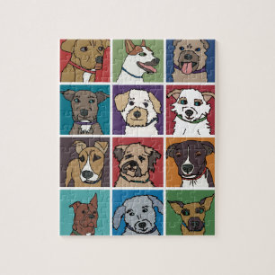 Puzzle Dibujo animado del perro del rescate