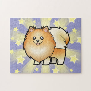 Puzzle Dibujo animado Pomeranian