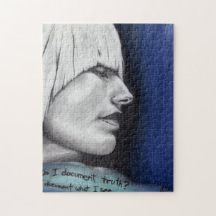 Puzzle Dibujo de arte original de Isabel Blonde Woman