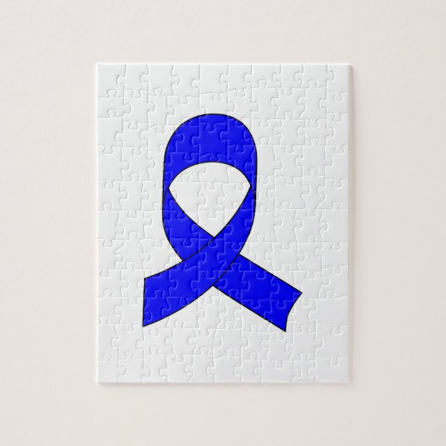 Puzzle Dibujo de cinta azul (Vertical)