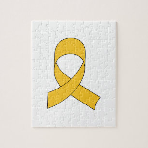 Puzzle Dibujo de cinta dorada