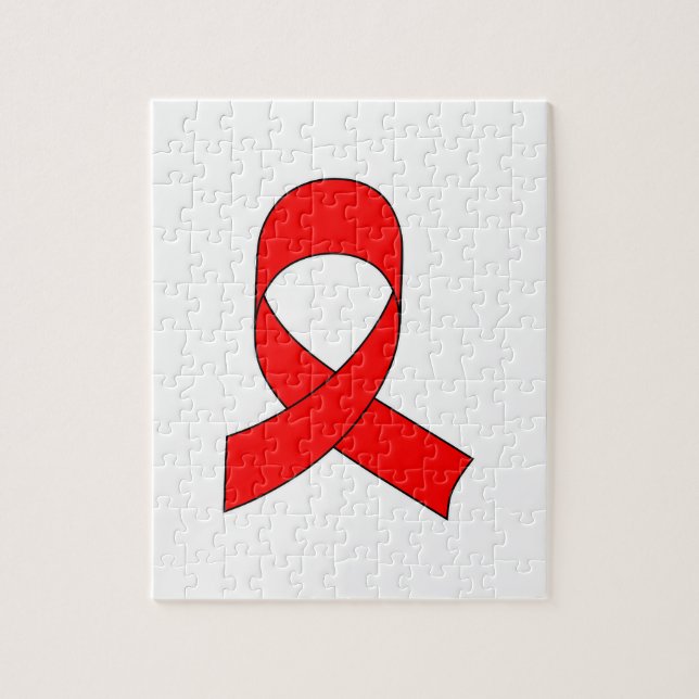 Puzzle Dibujo de cinta roja (Vertical)
