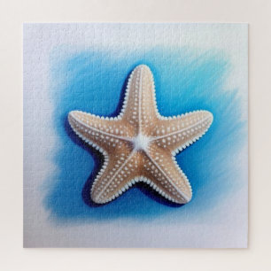 Puzzle Dibujo de crayón de estrella de mar