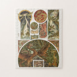 Puzzle Dibujo de dragón, novela de arte de Anton Seder Ji