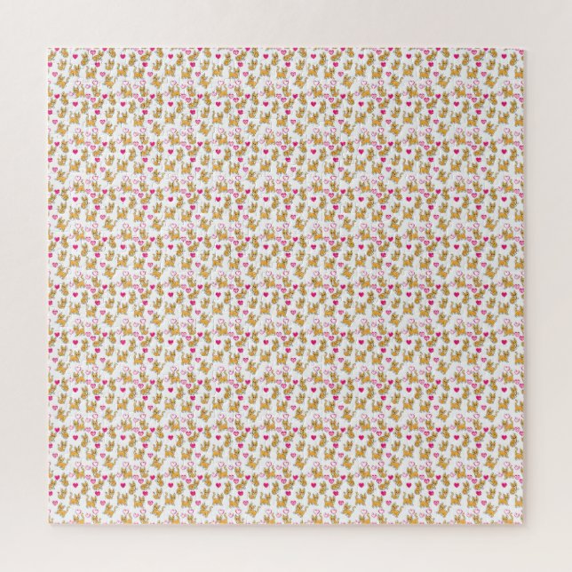 Puzzle Dibujo de gato | Corte Cat Valentine (Vertical)