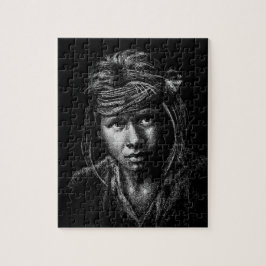 Puzzle Dibujo de Native American Boy my 2004
