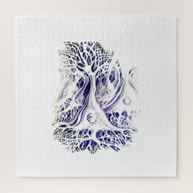 Puzzle Dibujo de neuronas piramidales (Vertical)