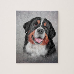Puzzle Dibujo de Perro de montaña Bernés