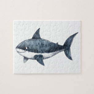 Puzzle Dibujo de tiburón pequeño
